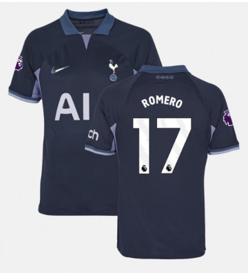 Tottenham Hotspur Cristian Romero #17 Replika Udebanetrøje 2023-24 Kortærmet